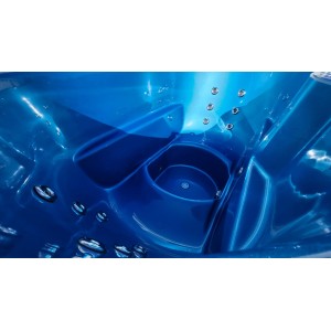 Fiberglass ofuro hot tub with external heater / 2 person hot tub