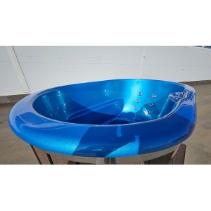 Fiberglass ofuro hot tub with external heater / 2 person hot tub