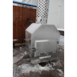 Stiklo pluošto ofuro kubilas su išorine krosnele / 2 asmenų kubilas