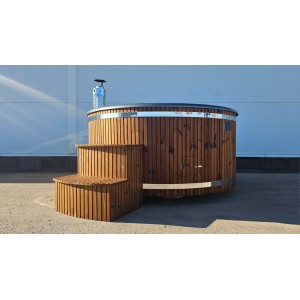 Stiklo pluošto kubilas su integruota krosnele / 200cm - 225cm