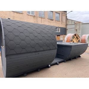 5,4 m Barrel 2in1 kubilas ir pirtis | Pilnas sveikatingumo komplektas