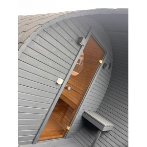 5.4m Barrel 2in1 Hot Tub & Sauna | Full Wellness Set up