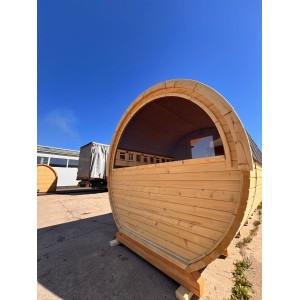 5.4m Barrel 2in1 Hot Tub & Sauna | Full Wellness Set up