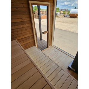 5.2m Module 2in1 Hot Tub & Sauna | Full Wellness Set up