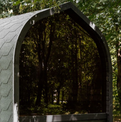 Half panoramic window