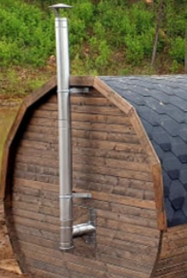 Chimney through wall