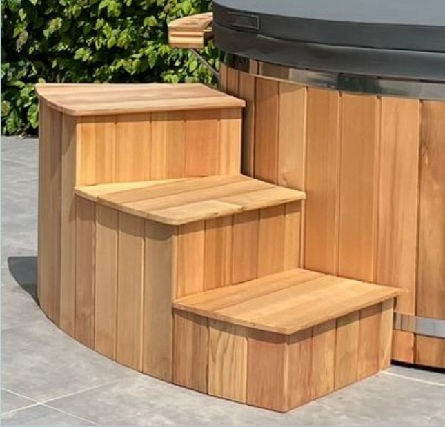 Three step stairs (for filter housing)