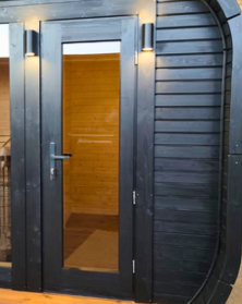 Doors with full glass