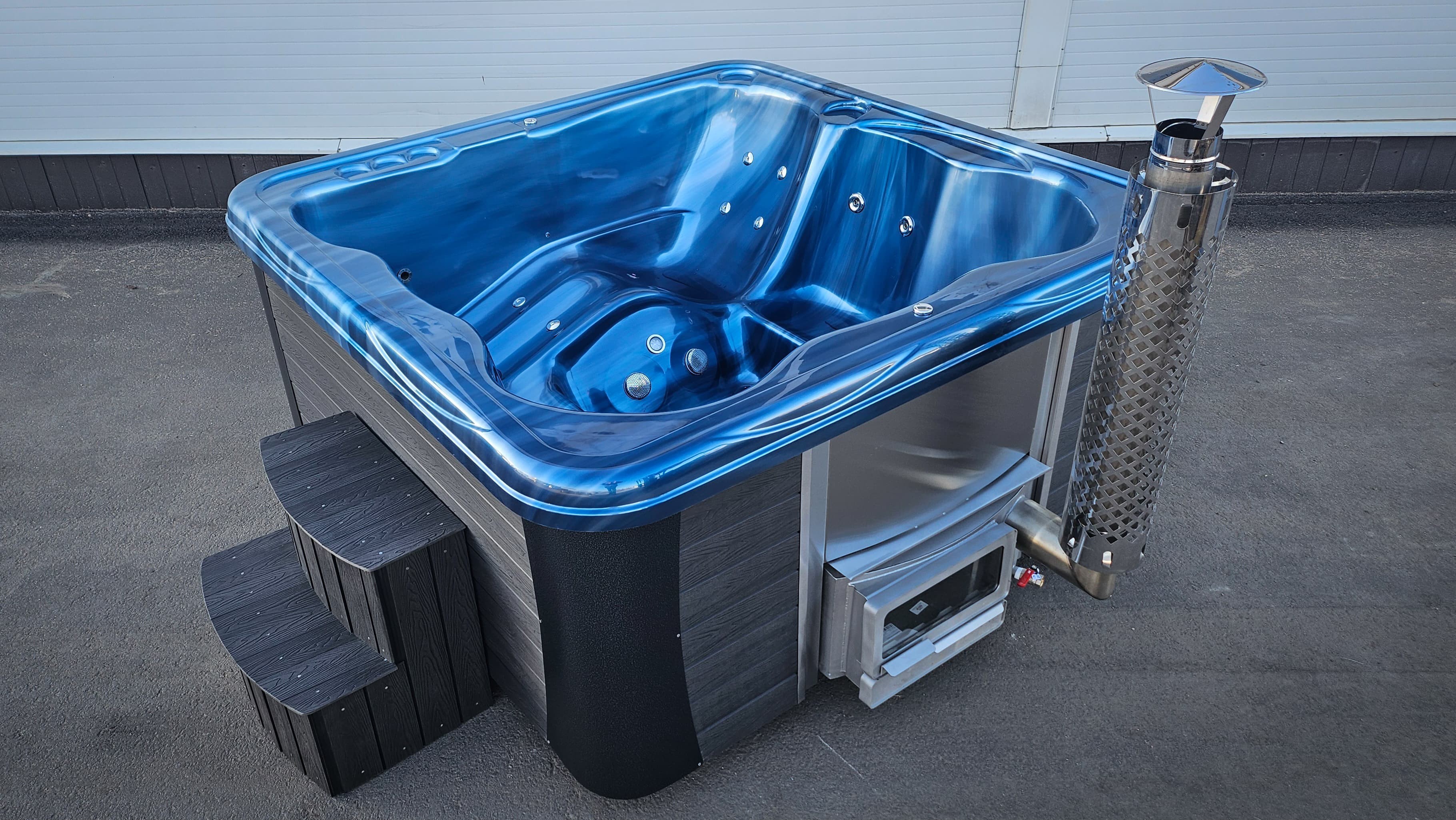 With 220cm square acrylic hot tub LOUNGE FULL Package